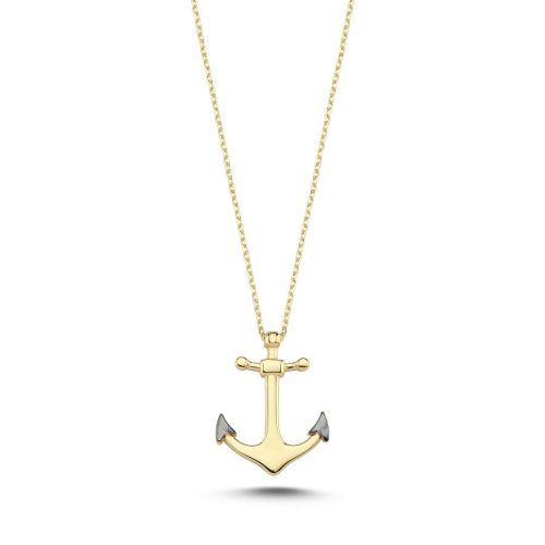 CNG Jewels - Anchor Gold Necklace