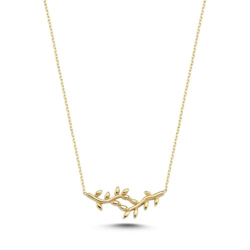 CNG Jewels - Bay Leaf Gold Necklace