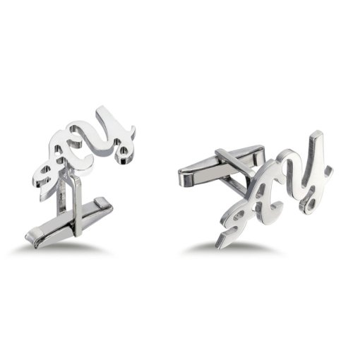 CNG Jewels - Custom Handwritten Silver Two Letter Cufflinks