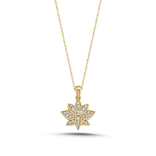 CNG Jewels - Lotus Flower Gold Necklace