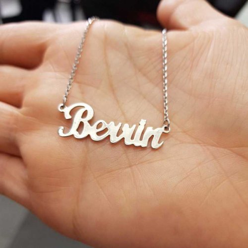 CNG Jewels - Personalized Sterling Silver Name Necklace