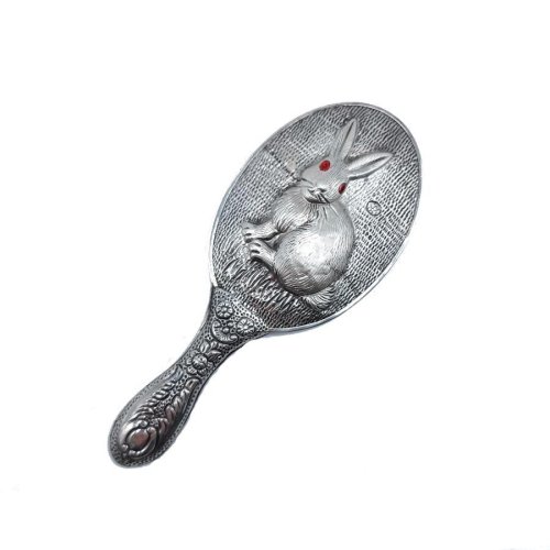 CNG Jewels - Rabbit Silver Hand Mirror No 2