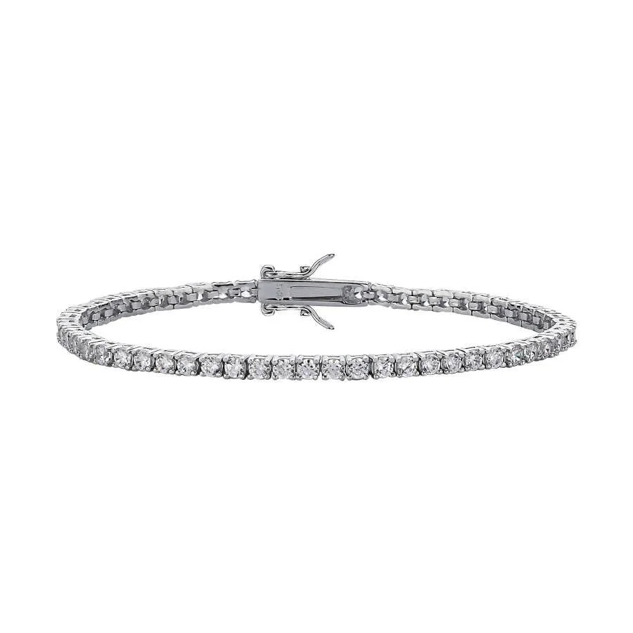 2.5mm Waterway Silver Bracelet - 2