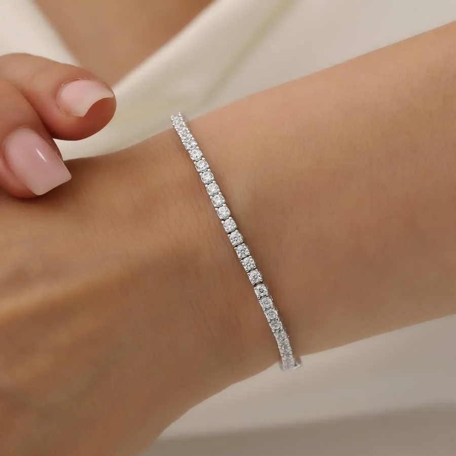 2.5mm Waterway Silver Bracelet - 3