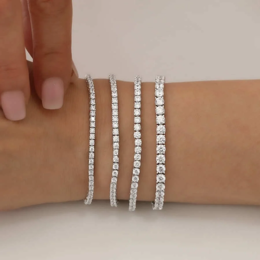 2.5mm Waterway Silver Bracelet - 4