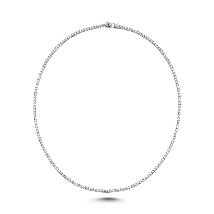 2mm Waterway Silver Necklace - 1