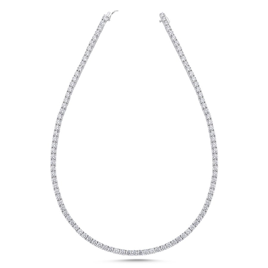 4mm Su Yolu Gümüş Kolye - CNG Jewels