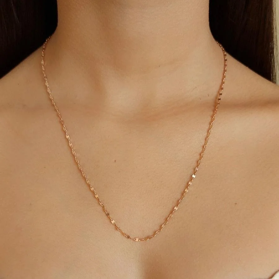 Alya Rose Gümüş Kadın Zincir - 2