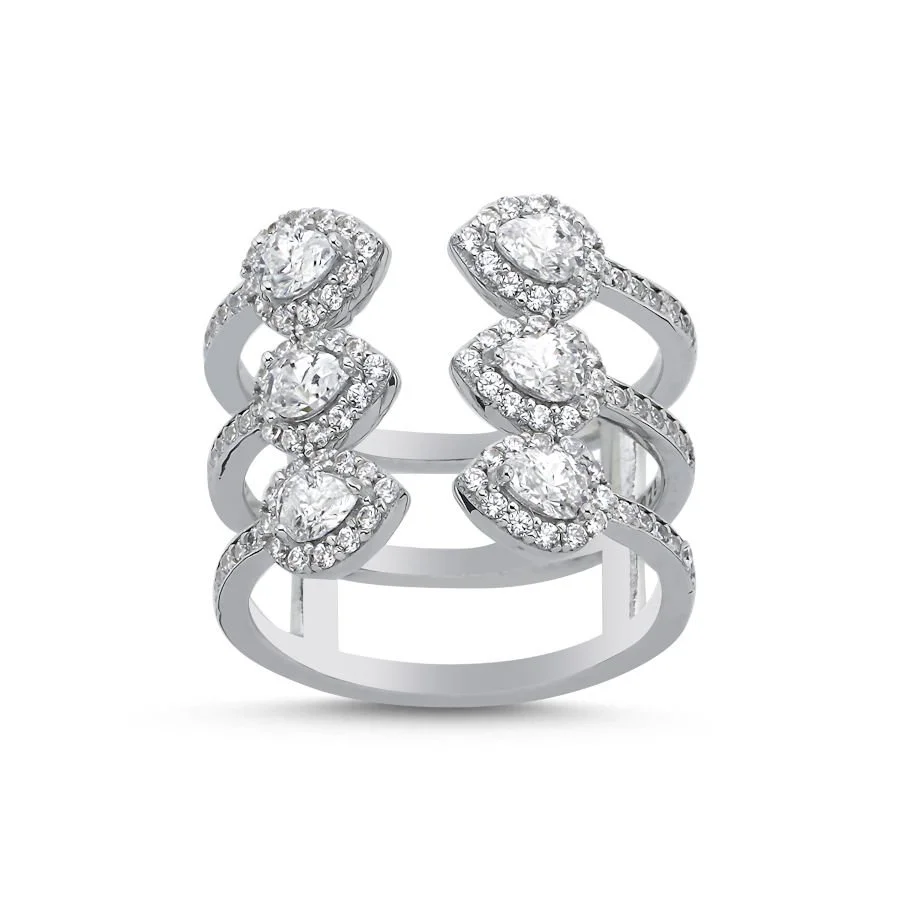 Amour Gümüş Kadın Yüzük - 1