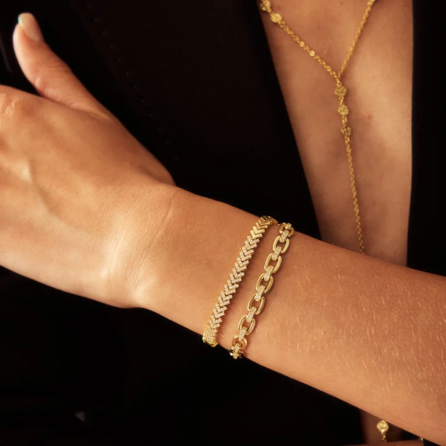 Arrow Su Yolu Gümüş Bileklik - 2