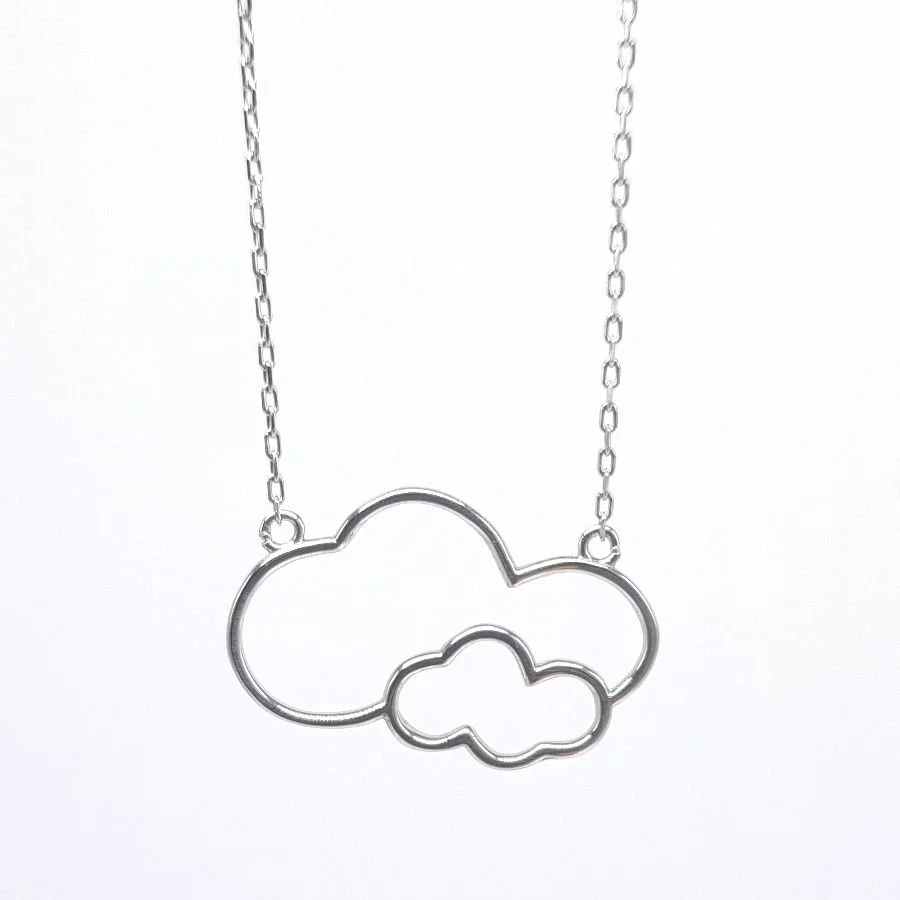 Cloud Silver Women's Necklace - 1
