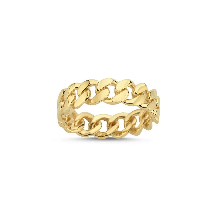 Chain Model Gold Ring