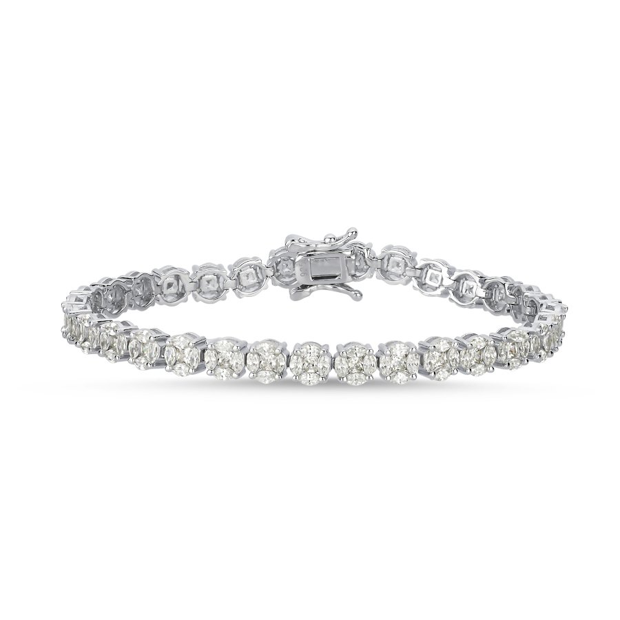 Coronet Markiz Su Yolu Gümüş Bileklik - CNG Jewels (1)