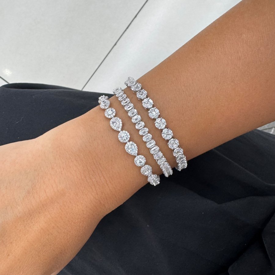 Coronet Markiz Su Yolu Gümüş Bileklik - CNG Jewels (1)