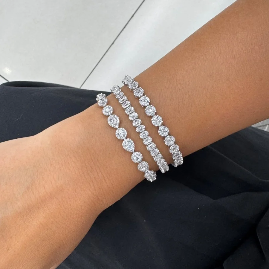 Coronet Markiz Su Yolu Gümüş Bileklik - 2