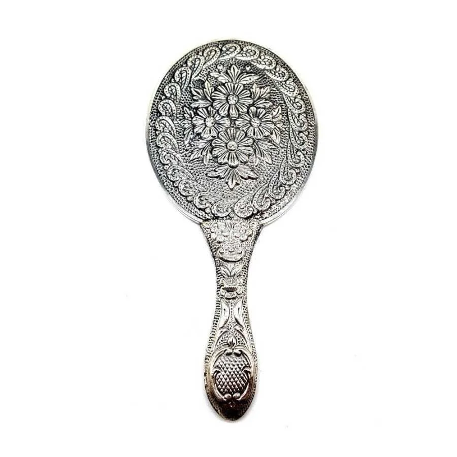 Daisy Silver Hand Mirror No 3