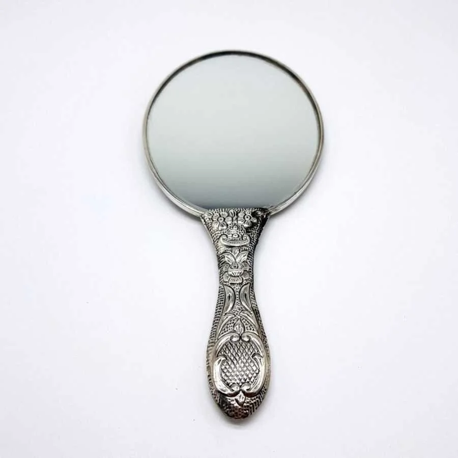 Daisy Silver Hand Mirror No 3