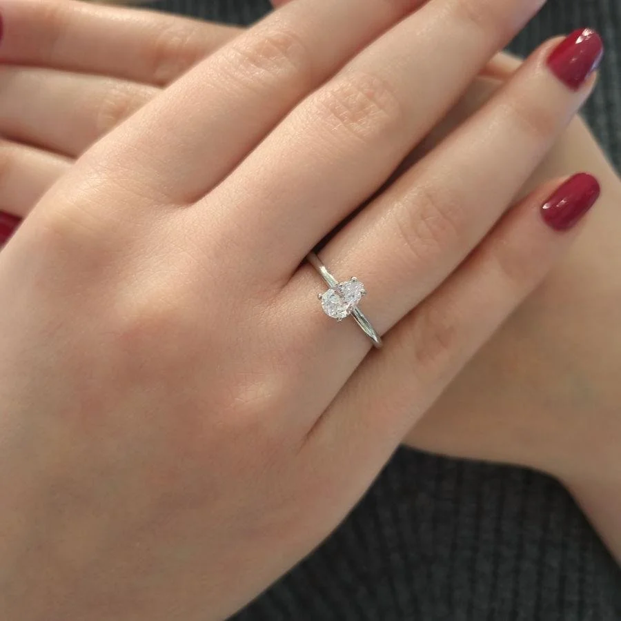 Damla Tektaş Gümüş Kadın Yüzük - 1