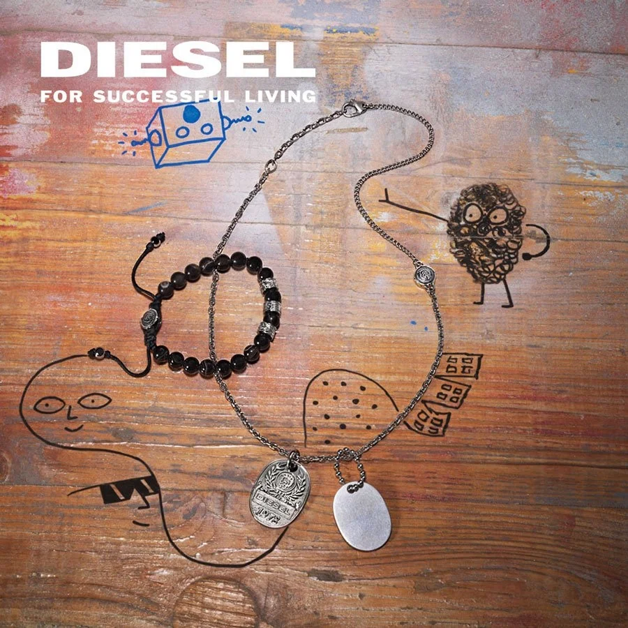 Diesel DJDX1101-040 Erkek Bileklik