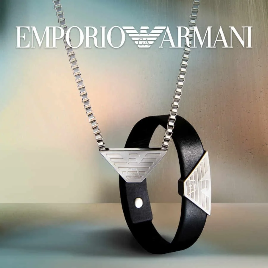 Emporio Armani AJEGS2984-040 Erkek Kolye