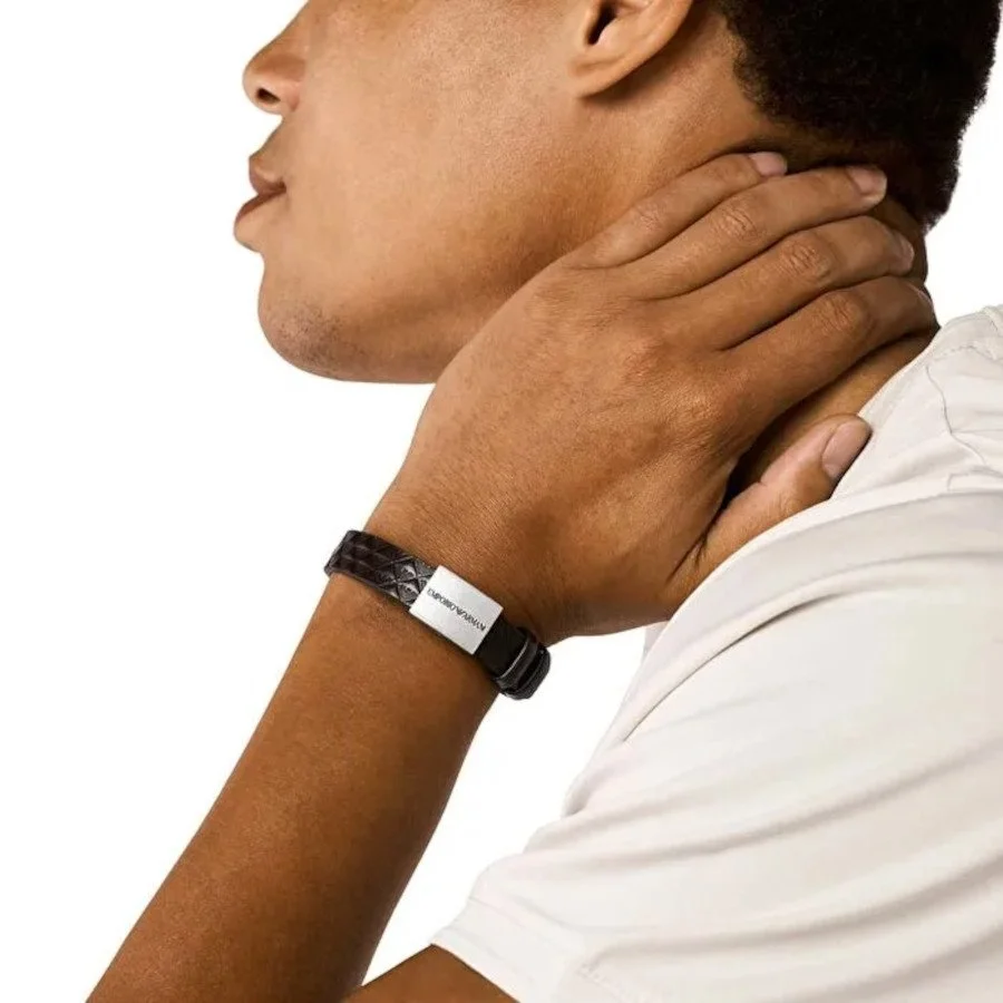 Emporio Armani AJEGS3135-040 Erkek Bileklik - 3