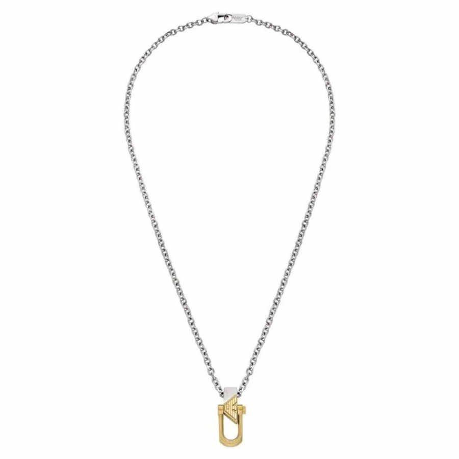 Emporio Armani AJEGS3243-040 Erkek Kolye - EMPORIO ARMANI