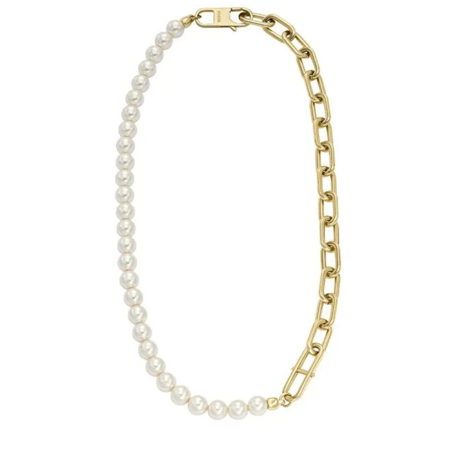 Fossil JF04727-710 Women's Pearl Necklace - 2