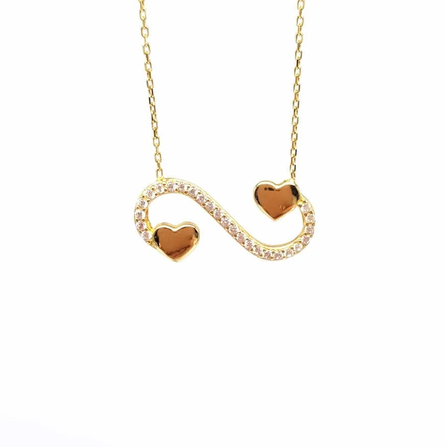 Heart Infinity Gold Necklace