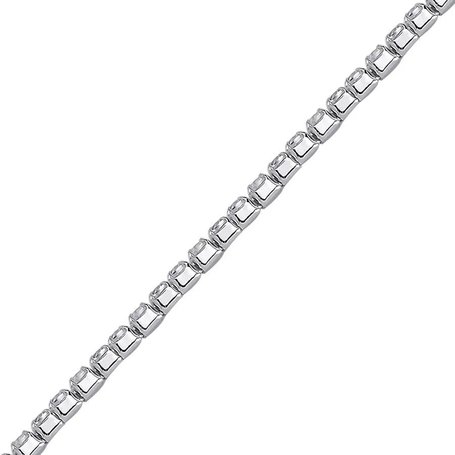 İnce 2mm Su Yolu Gümüş Kolye - 3