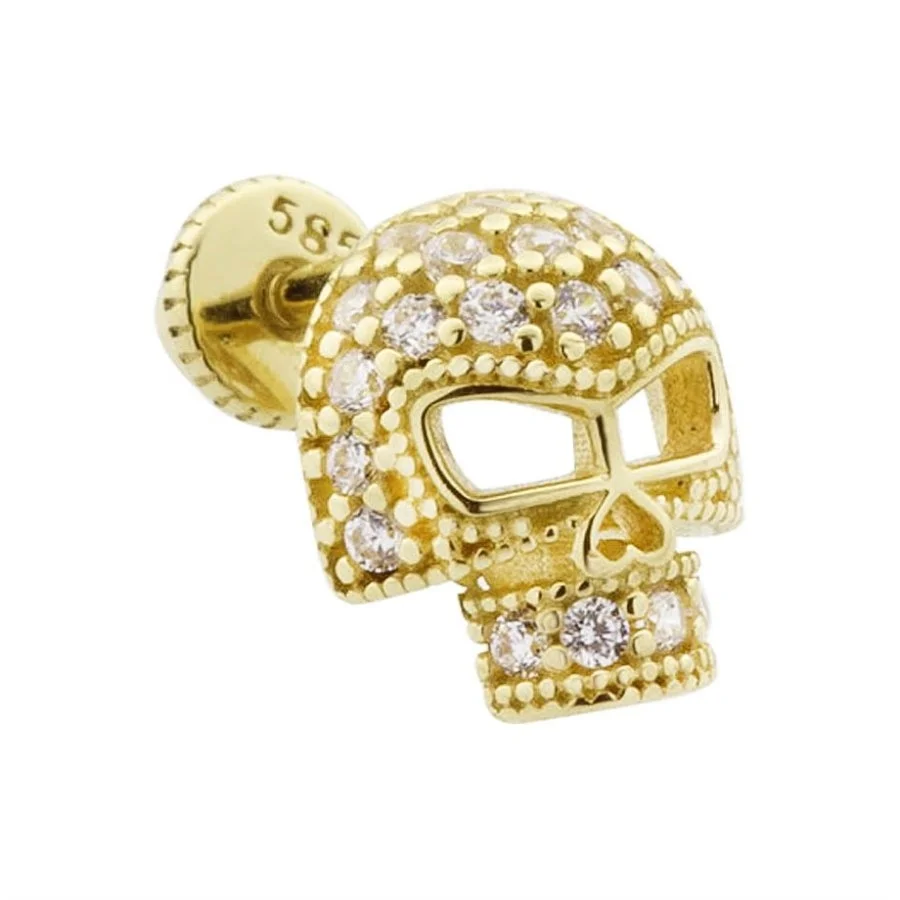 Kurukafa Altın Helix Piercing - 1