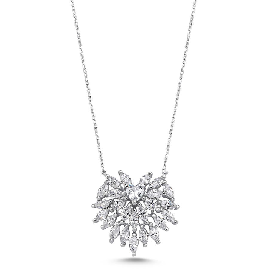 Nadia Kalp Gümüş Kadın Kolye - CNG Jewels