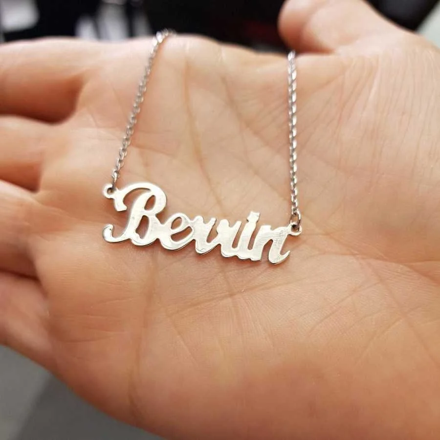 Personalized Sterling Silver Name Necklace