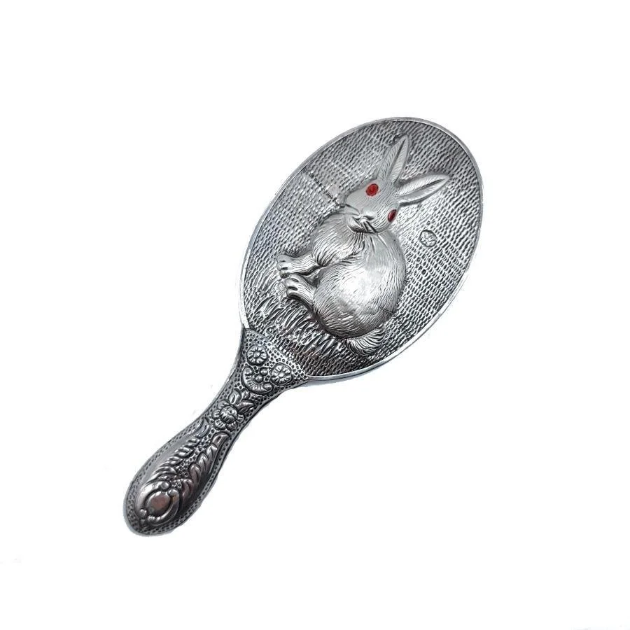  Rabbit Silver Hand Mirror No 2