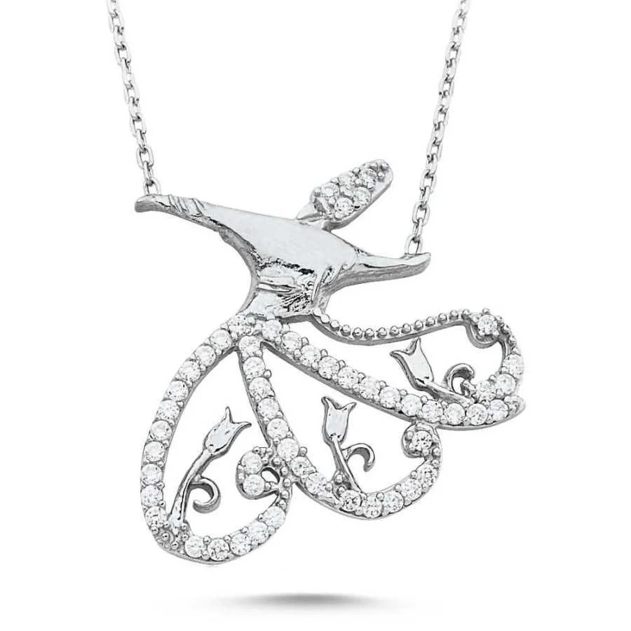 Whirling Dervish Silver Women's Necklace - 1