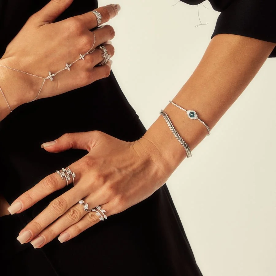 Sergente Suyolu Gümüş Kadın Bileklik - 2