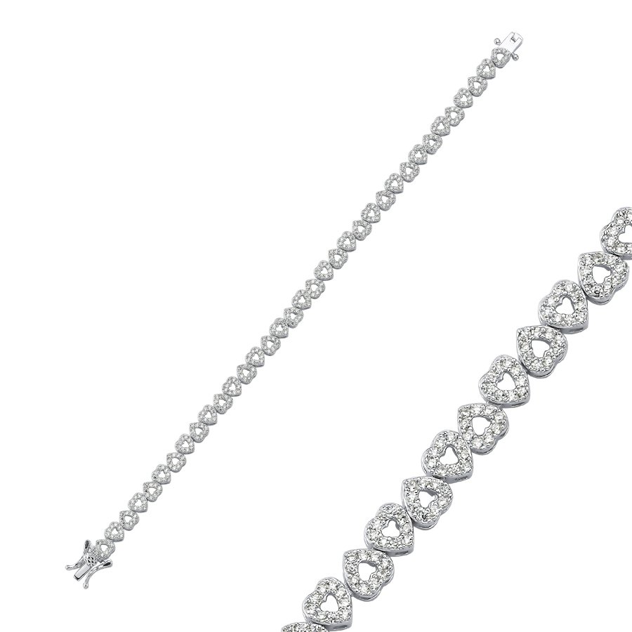 Shiny Kalp Gümüş Su Yolu Bileklik - CNG Jewels
