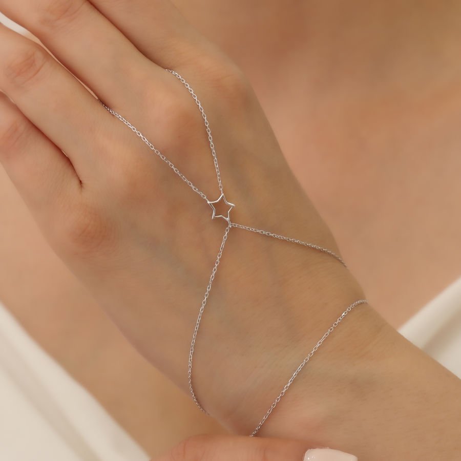 Stella Star Silver Shahmaran Bracelet - CNG Jewels