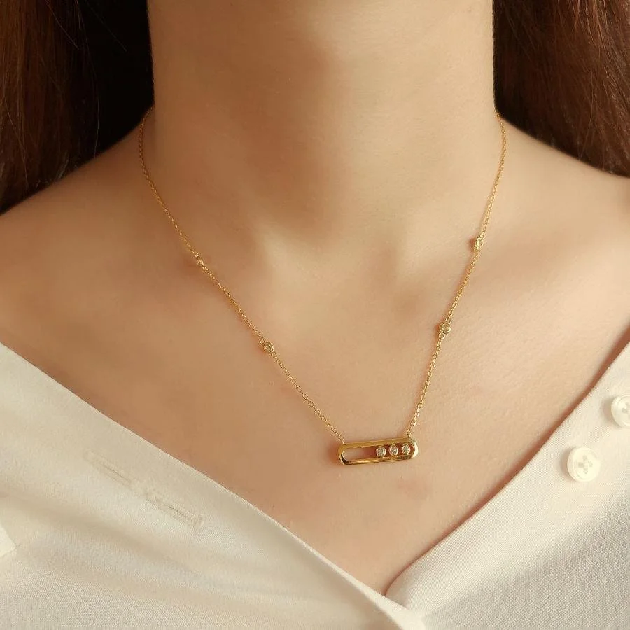 Marla Gold Silver Women's Necklace - 2