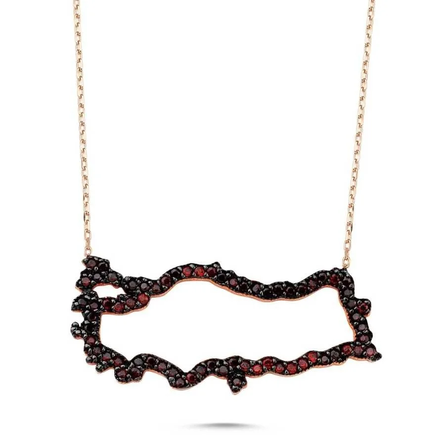 Türkiye Cumhuriyeti Gümüş Kadın Kolye - 1