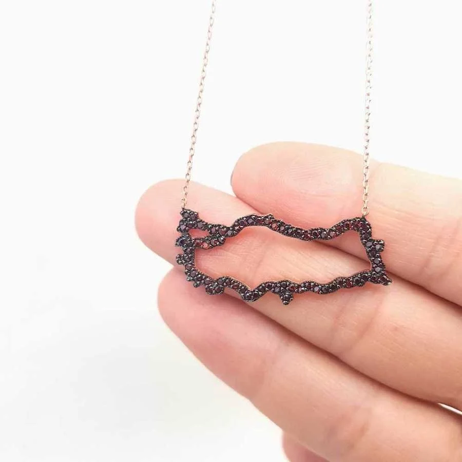 Türkiye Cumhuriyeti Gümüş Kadın Kolye - 2