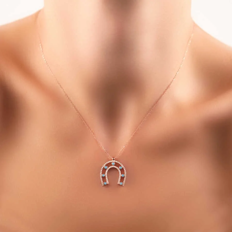 Nal Rose Gümüş Kadın Kolye - 1