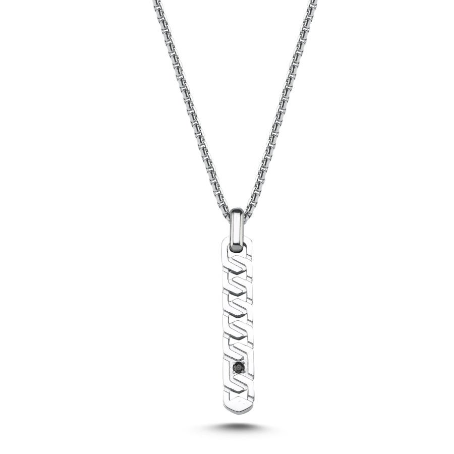 Zipper Çelik Erkek Kolye - CNG Jewels